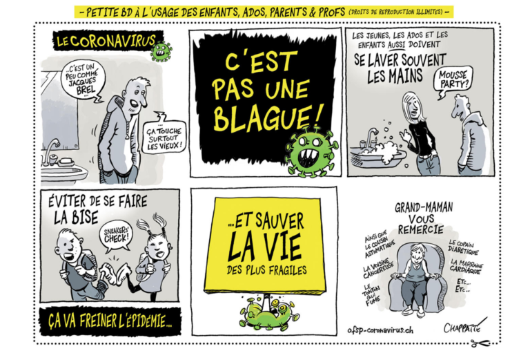Affiche Gestes barrière