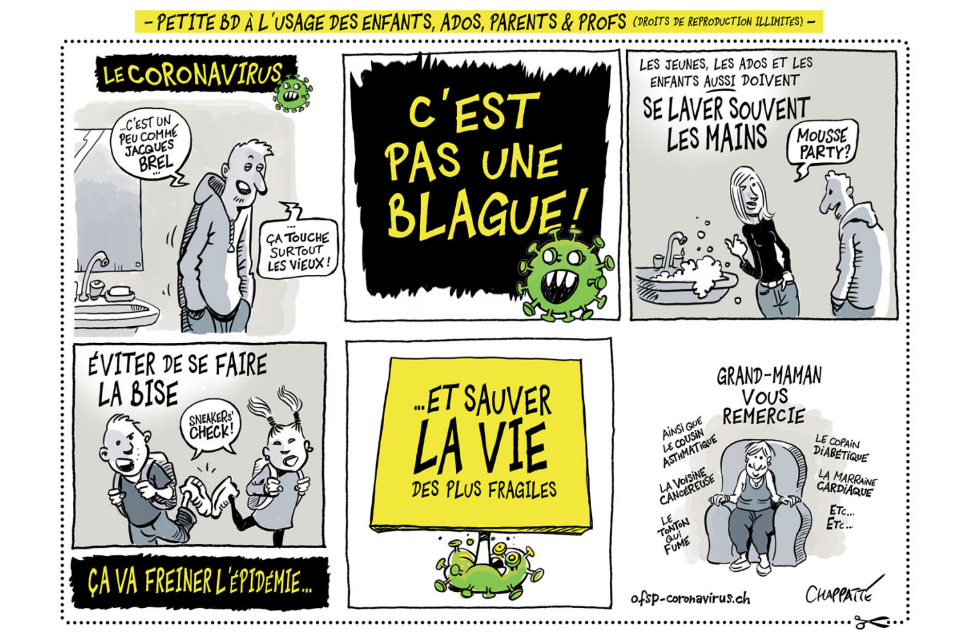 Affiche Gestes barrière